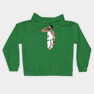 Jayson Tatum Kiss of Death Kids Hoodie